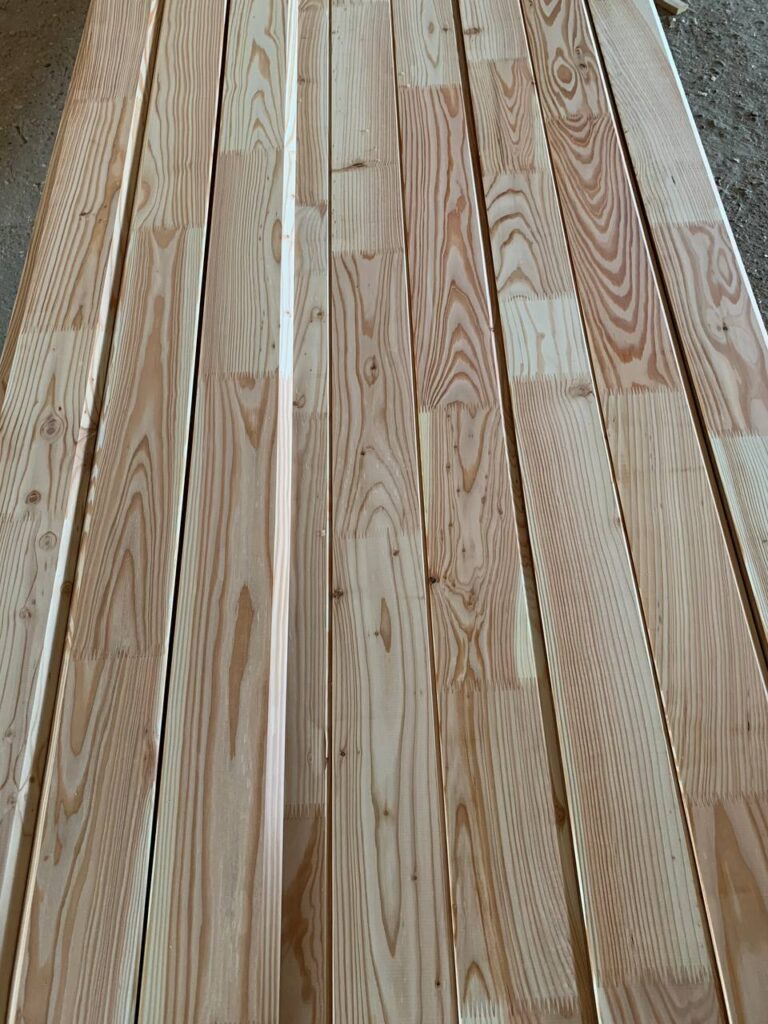 Палуба модрина зрощена